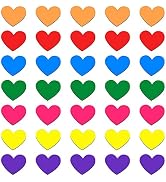 STARUBY 35 PCS Fridge Magnet Heart Refrigerator Magnets Functional Classroom Magnets Sets Colorfu...