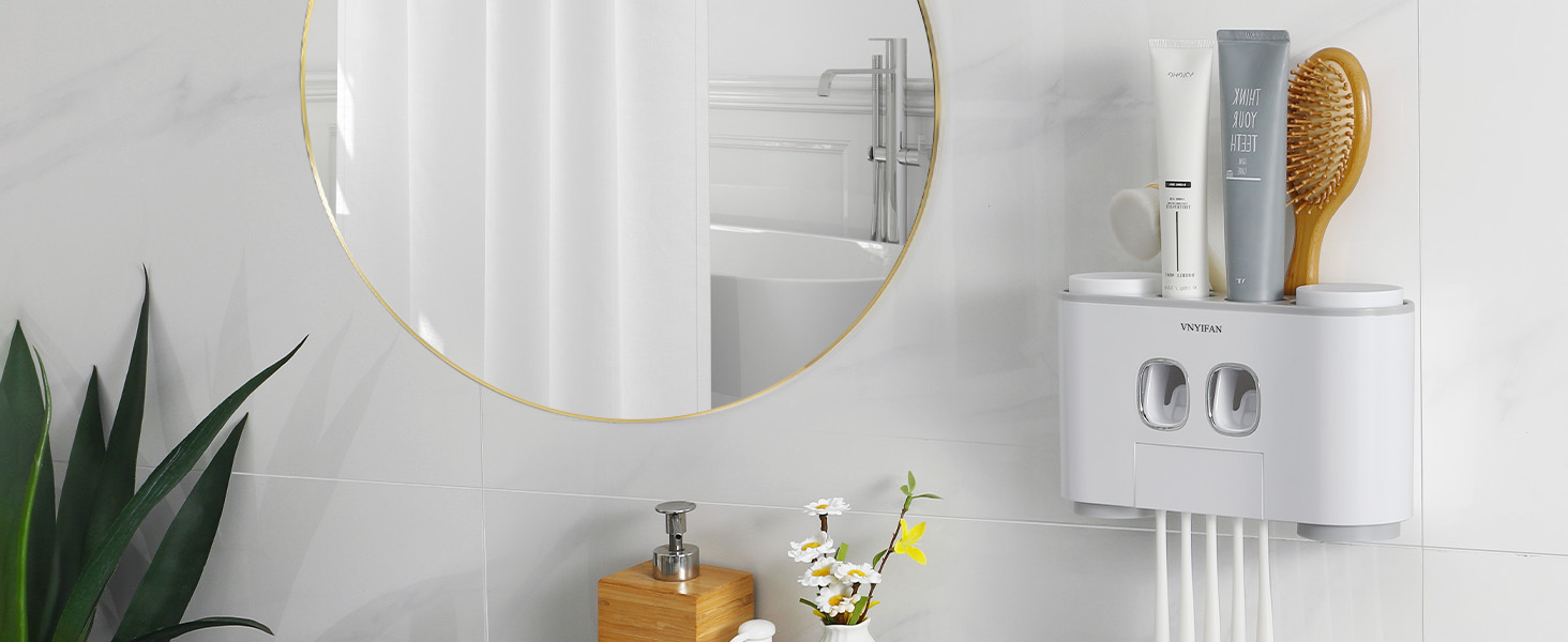 mounted toothbrush holder