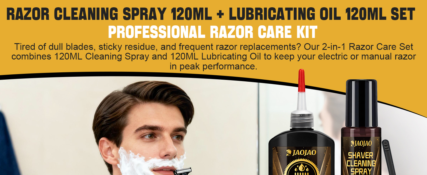 JAOJAO Shaver Cleaning Solution