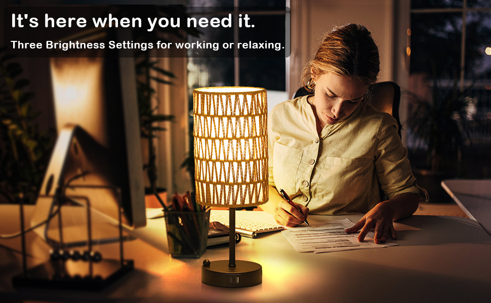 Touch Control Bedside Lamp