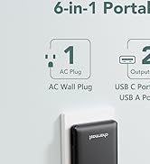 Charmast Portable Charger with Built-in Cables and Wall Plug