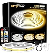 COB LED Strip Lights, Tunable White 2700K-6500K COB Light Strip with RF Remote, 3040 LEDs, CRI90+...