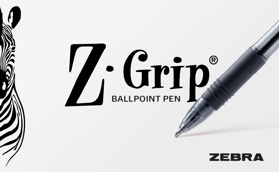 Zebra and Z-Grip Ballpoint Pen Logo