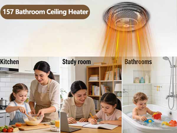 Bathroom Ceiling Heater,Broan 157 Ceiling Heater,Broan-NuTone 157 Fan Forced-Draft Ceiling Heater