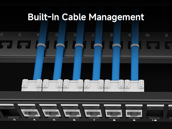 The Cable Matters 24-Port Keystone Blank Patch Panel