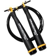 Jump Rope for Men and Women (Grand Prix Ultra Speed Series) – Adjustable Wire Rope for CrossFit, ...