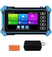 WANLUTECH IP Camera Tester CCTV Test, 5 Inch IPS Touch Screen 4K H.265 CVBS CVI TVI AHD Analog Ca...