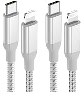 3ft USB C to Lightning Cable 2Pack,[Apple MFi Certified] Power Delivery USB C iPhone Charger Fast...