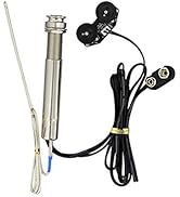 Acoustic Guitar Pickup, Pen Tube Type Undersaddle Active Pickup,Volume Tone Adjustable, With Cera...