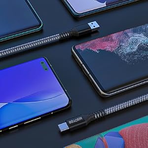 for Samsung Galaxy S10/S9/S8/s7/ Note/9/8/Kindle Fire Phone USB A to USBC