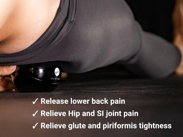 back stretcher massager lacrosse ball muscle roller pain relief trigger point tool hip release