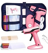MONVICT Cordless Hot Glue Gun Kit, USB-C Rechargeable Mini Pink Glue Gun with 40 Pcs Premium Glue...