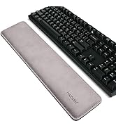 MAIDERN Ergonomic Keyboard Wrist Rest with Memory Foam,16.5x3.7 inches PU Leather Gaming Keyboard...
