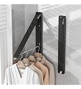 Clothes Drying Rack for Laundry Drying Rack Wall Mounted Clothes Hanger Rack Retractable Laundry ...