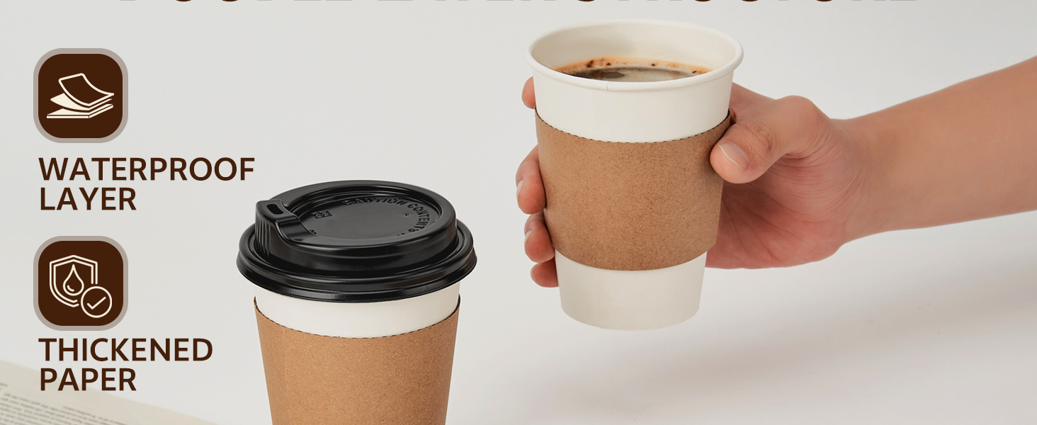 coffee cups with lids