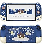 PlayVital Good Night Bear Dockable Case for Nintendo Switch 2 with Stand | Split Design Silicone ...