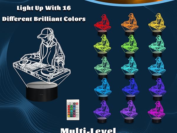 DJ Night Light With 16 Colors