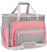 FINESUN Sewing Machine Carrying Case with Multiple Storage Pockets, Universal Tote Bag with Shoul...
