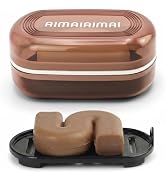 AIMAIAIMAI Travel Soap Container, Translucent Visible Soap Box, Travel Soap Holder with Removable...