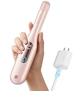 TYMO Cordless Mini Flat Iron, 0.65" Mini Hair Straightener Pencil Curling Iron for Short Hair, 20...