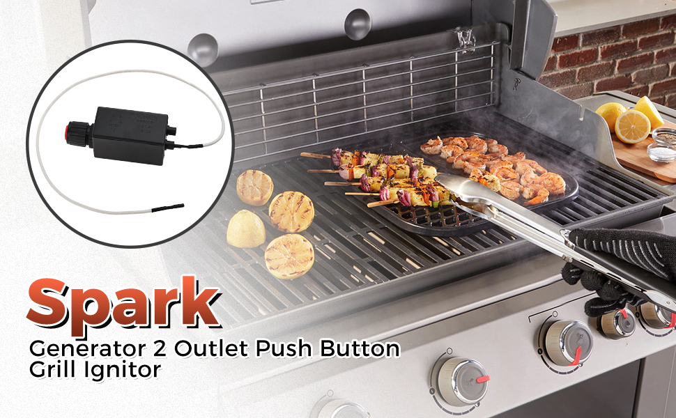 Hicello Spark Generator Electronic Push Button Pluse Igniter