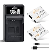 Pickle Power NB-11L NB-11LH Battery and Charger for Canon PowerShot ELPH 190 is, ELPH 180, ELPH 1...