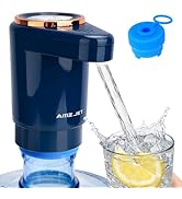Dual Pump Water Dispenser for 5 Gallon Bottle, Electric Water Bottle Pump with Water Jug Cap, Pow...