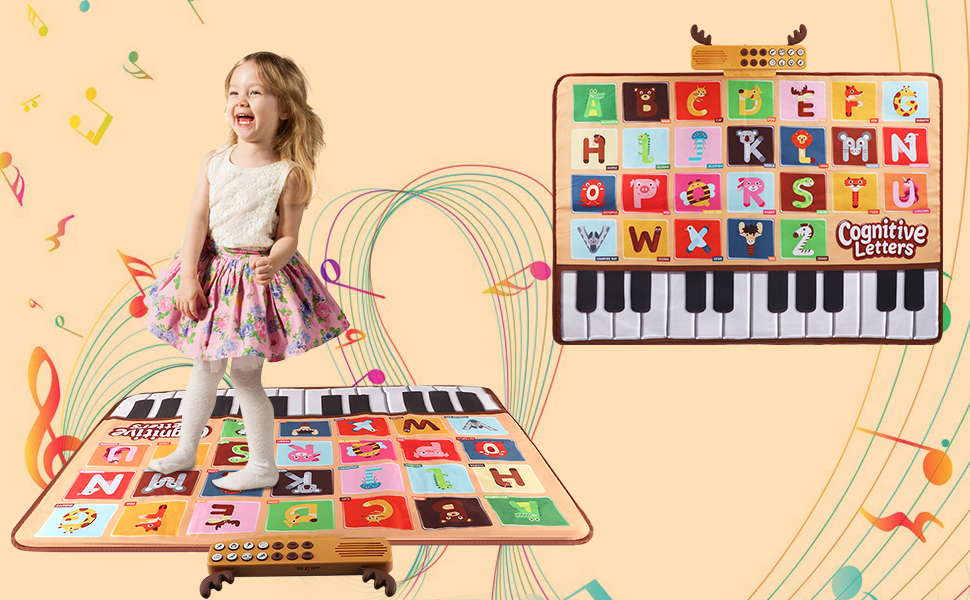 baby piano music mat