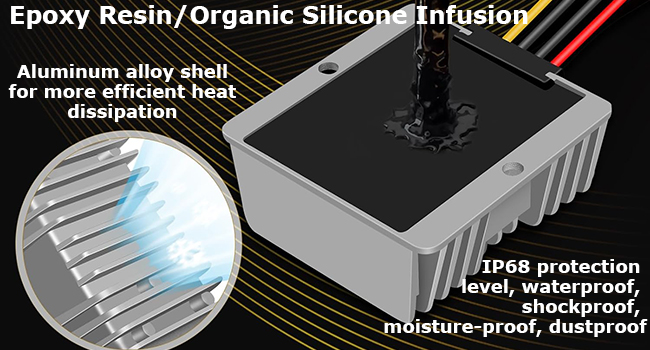 12V to 48V Boost Converter, 288W 6A Step Up Converter for Golf Carts, Club Car, Solar System, RV