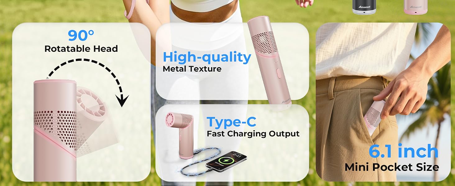 High-speed handheld fan