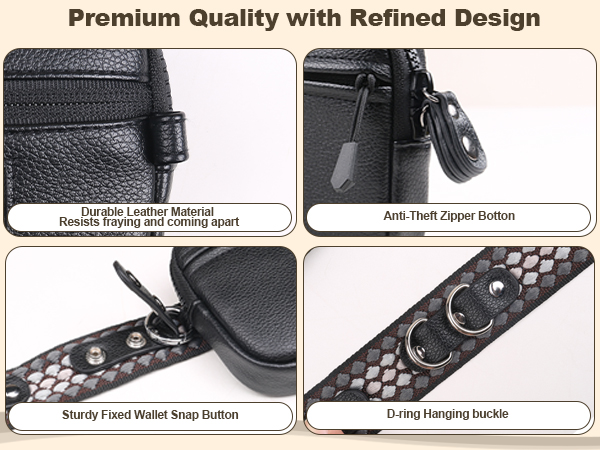 clip and go strap for phone with wallet crossbody