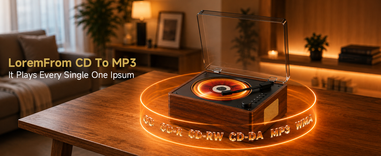 cd player for home retro vintage portable with bluetooth speakers desktop small gift kid battery