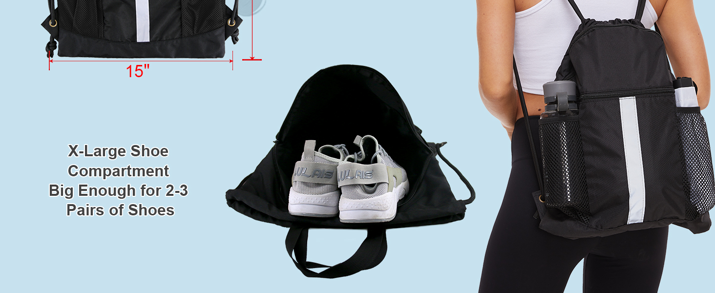 drawstring backpack