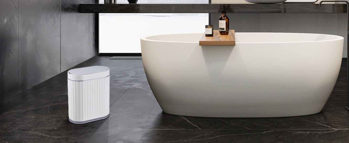 bathroom garbage can