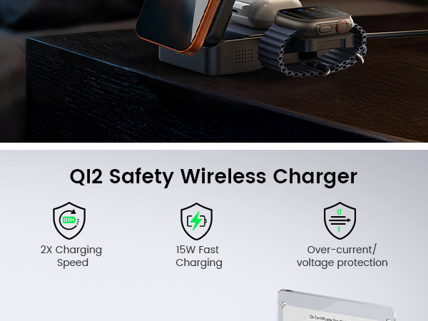 charger charging station wireless apple iphone travel foldable magsafe magnetic portable stand