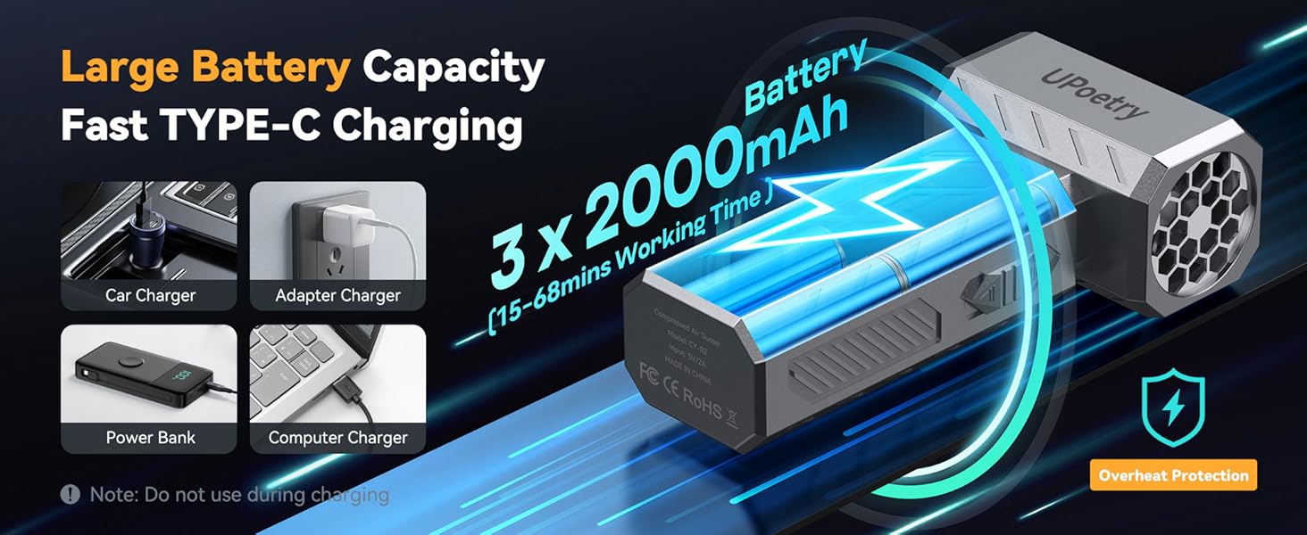Large Battery Capacity