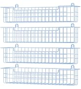 GUUKAR Spice Rack Wall Mount, 4-Pack Seasoning Organizer for Kitchen Storage Organization, Metal ...