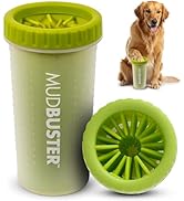 Dexas MudBuster Portable Dog Paw Cleaner, Green Large Paw Cleaning Solution for Premium Pet Supplies