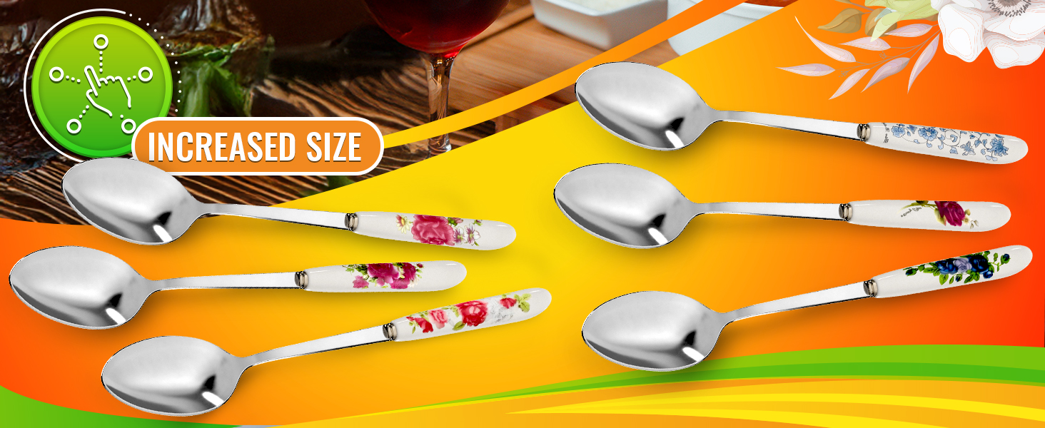 metal spoons cooking cucharas kitchen accessories for women serving spoons for parties silver spoon
