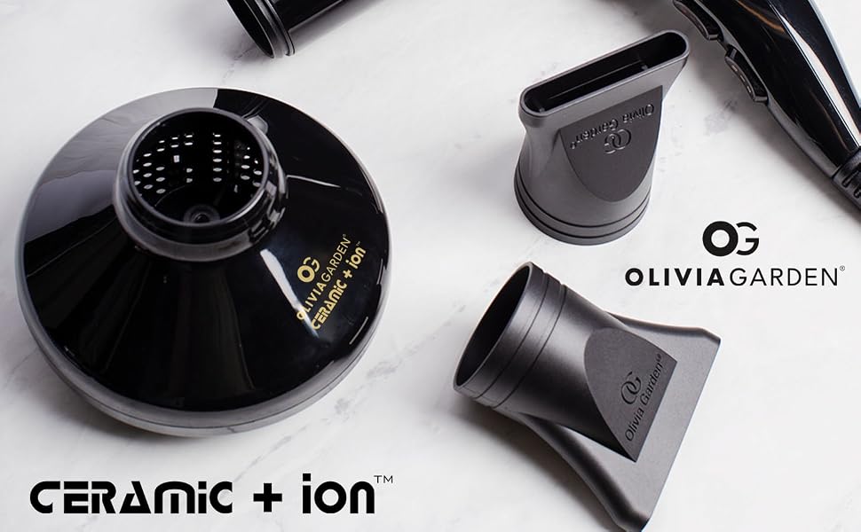 Ceramic+ion Snap-on Finger Diffuser by Olivia Garden