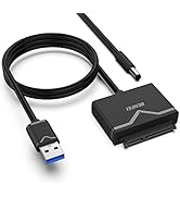 SATA to USB 3.0 Cable, BENFEI USB 3.0 to SATA III Hard Drive Adapter Compatible for 2.5 3.5 Inch ...