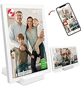 FRAMEO 10.1 Inch WiFi Digital Photo Frame with 5000mAh Battery,1280x800 HD IPS LCD Touch Screen,A...