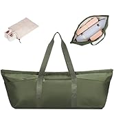 Large Yoga Mat Bag with Shoes Compartment and Wet Pocket Ladies Pilates Gym Tote Bag with Yoga Ma...