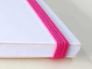 The elastic band closure make it a joy to carry around anywhere.