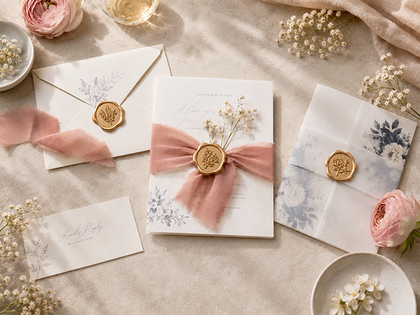 GOLD WAX SEAL STICKERS