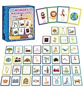 gisgfim 50 Pairs Memory Matching Game Bible Concentration Games for Kids Educational A Fun &amp; Fast...