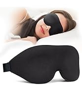 NEWVANGA Sleep Mask for Back and Side Sleeper, Block Out Light, Luxury Sleeping Eye Mask of 3D Ni...