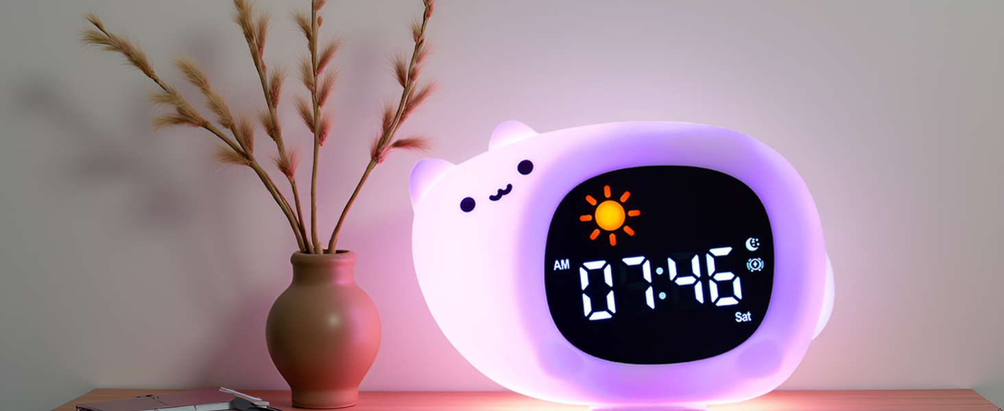 cat alarm clock cute cat ok to wake clock