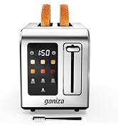 Ganiza Smart Toaster 2 Slice with Touchscreen, Digital Countdown Timer, Touch Screen Toaster Wide...