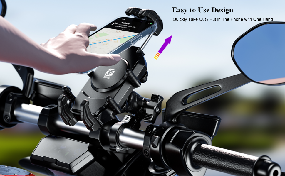 One-handed operation design